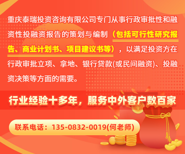 重庆可行性报告代写